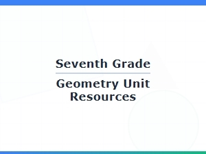 Essential Geometry Resources for Seventh Grade