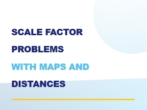 Solving Scale Factor Problems with Maps and Real Distances